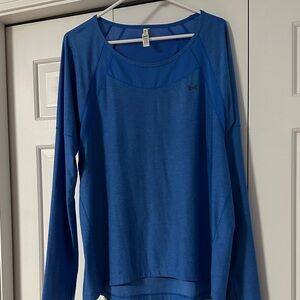 Under Armour Women's Vibrant Blue Long Sleeve Tee